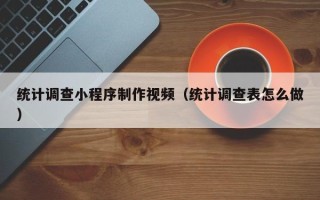 济南统计调查小程序制作视频（统计调查表怎么做）