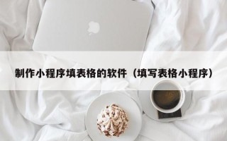 济南制作小程序填表格的软件（填写表格小程序）